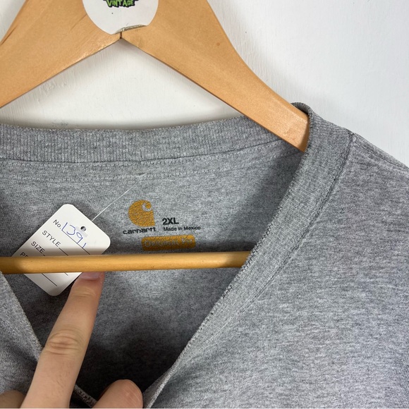 Carhartt grey t shirt 2XL - Picture 3 of 4